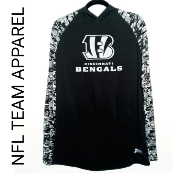 NFL TEAM APPAREL HOODIE - BLACK - Picture 1 of 4